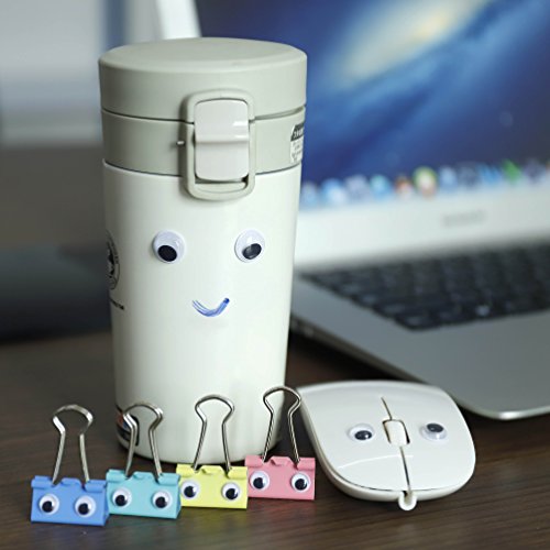 Adhesivos Ojos de plástico Móviles Manualidades Ojos para DIY Scrapbooking Artesanía Accesorios de Juguete 500 Piezas