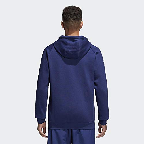 adidas CORE18 Hoody Sudadera con Capucha, Hombre, Azul (Azul/Blanco), M