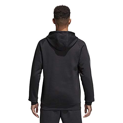 adidas CORE18 Hoody Sudadera con Capucha, Hombre, Negro (Negro/Blanco), M