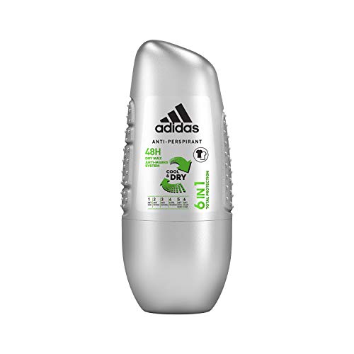 ADIDAS desodorante masculino cool&dry 6 en 1 roll on 50 ml