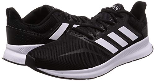 Adidas Falcon, Zapatillas de Trail Running para Hombre, Negro/Blanco (Core Black/Cloud White F36199), 45 1/3 EU