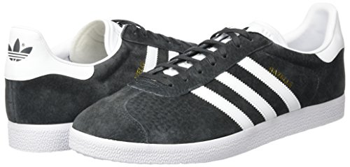 adidas Gazelle, Zapatillas de deporte Unisex Adulto, Gris (Dgh Solid Grey/White/Gold Metallic), 42 EU