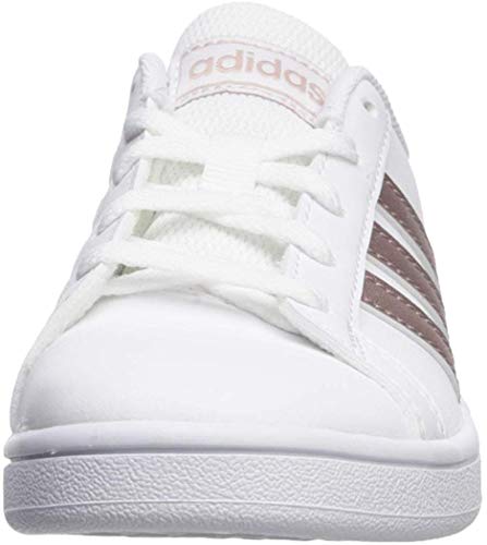 adidas Grand Court K, Zapatillas de Tenis Unisex Niños, Multicolor Ftwwht Coppmt Glopnk 000, 38 2/3 EU