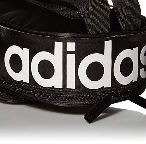 adidas Originals Santiago Mini mochila para mujer, Unisex adulto, Originals Santiago Mini II Mochila, CM3838, Negro Satén/Blanco, Talla única