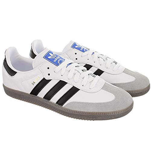 Adidas Samba OG, Zapatillas de Gimnasia para Hombre, Blanco (Footwear White/Core Black/Clear Granite 0), 44 EU