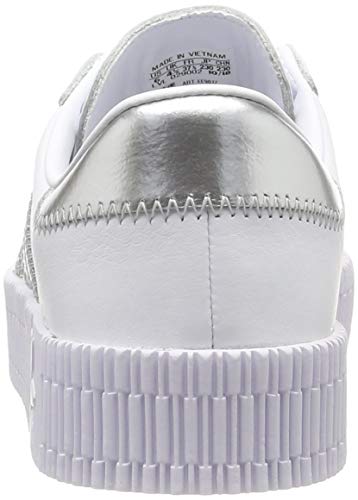 Adidas Sambarose, Zapatillas Clasicas para Mujer, Multicolor (FTWR White/Silver Met./Core Black Ee9017), 40 EU