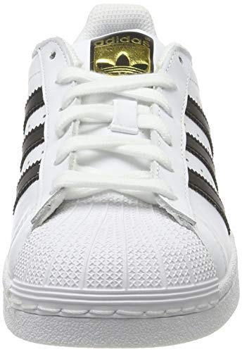 adidas Superstar J, Zapatillas de Gimnasia Baja, Unisex - Niños Blanco Size: 37 1/3 EU