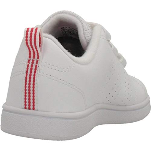 adidas Vs Adv Cl Cmf C, Zapatillas de deporte Unisex niño, Blanco (Ftwbla/Ftwbla/Supros), 31 EU