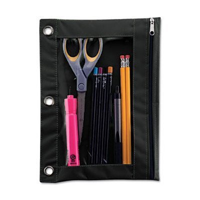 Advantus Binder Pencil Pouch, 10 X 7 3/8 [Set of 3] by ADVANCED FORMULATIONS