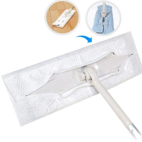 Afaneep Mop, Microfiber Flat Mop Electrostático Mop Paños de Piso Electrostáticos de Microfibra Desechables Cabello Limpio y Polvo Mopas de Limpieza para Suelo Baldosas de Cerámica y Muchos Más