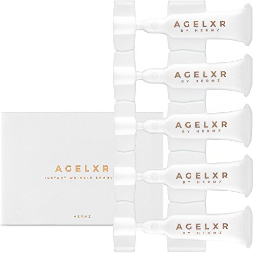 agelxr – Instant arrugas Remover (30 viales 0,6 ml cada uno) – rápidamente tightens arrugas, líneas finas y disminuye Puffy ojos. Instant Facelift Suero – Antienvejecimiento Fórmula con Argireline®