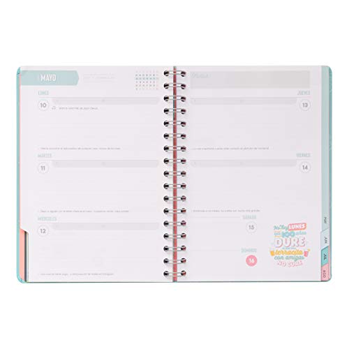 Agenda clásica grande 2020-2021 Semana vista - Mis planes, citas e ideas
