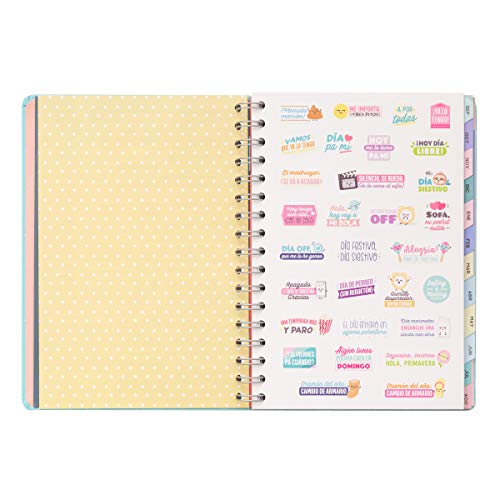 Agenda clásica grande 2020-2021 Semana vista - Mis planes, citas e ideas