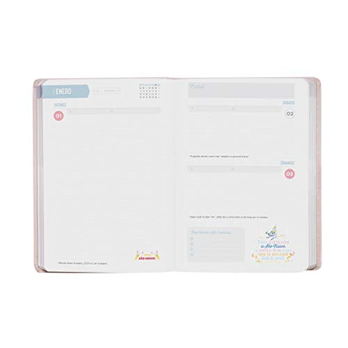 Agenda clásica pequeña 2020-2021 Día visto - Esto promete