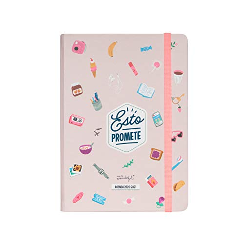 Agenda clásica pequeña 2020-2021 Día visto - Esto promete