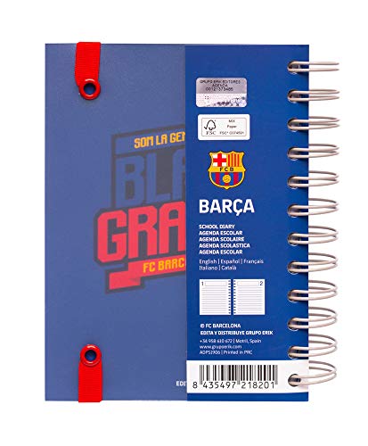 Agenda escolar 2019/2020 día página S Fc Barcelona