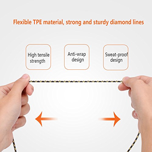 AGPTEK Auriculares in-Ear para Hacer Deporte (reducción de Ruido,3.5mm), Negro