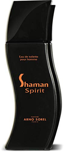 Agua de tocador (Eau de toilette) SHAMAN SPIRIT para Hombres, frasco de 100 ml (3.3 fl.oz) – Fragancia oriental aromática para él