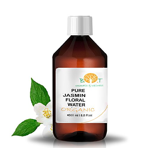Agua Floral Puro Ecológico de Jazmín Hidrolato ORGÁNICO Piel Sensible/Piel Madura (500 ml)