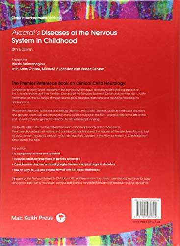Aicardi's Diseases of the Nervous System in Childhood (Clinics in Developmental Medicine)
