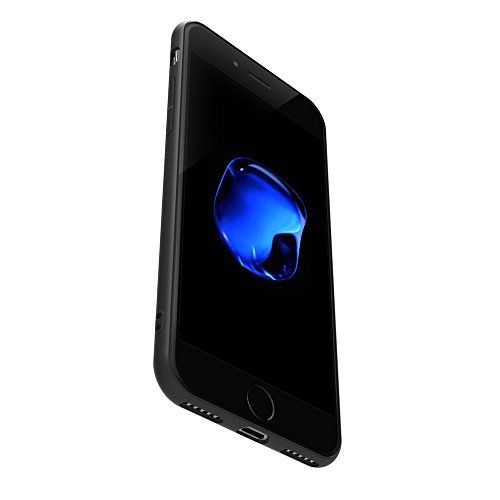 AICEK iPhone 7 / iPhone 8 Funda, Negro TPU Apple iPhone 7 Carcasa Funda Suave Flexible Piel Resistente a los Arañazos Silicona para iPhone 7 / iPhone 8