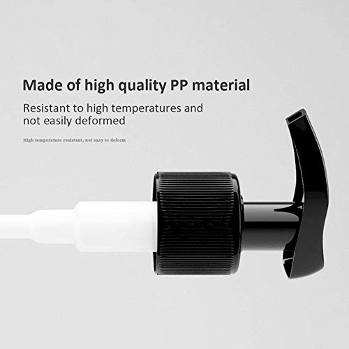 Ailyoo 4 Piezas 500 ml Botellas dispensadoras de jabón Bombas rellenables para dispensar lociones Champús/Botellas de plástico Dispensador de jabón Loción vacía Bomba de líquido Botella