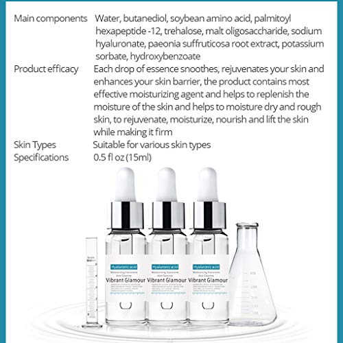 Aiming Suero Facial Transparente de la Piel Vibrante Glamour Textura Esencia ácido hialurónico Textura hidratante Crema hidratante Cuidado