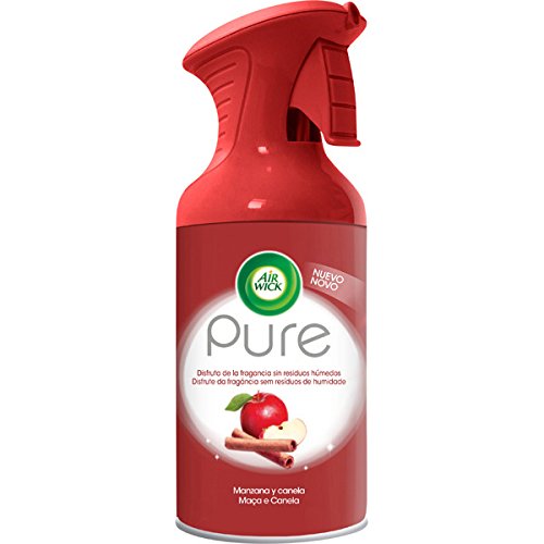 Air Wick Aerosol, Fragancia Pure Manzana y Canela - Paquete de 2 Unidades