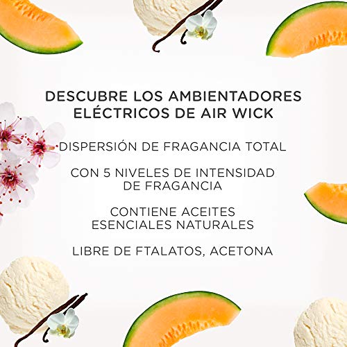 Air Wick Eléctrico - Recambio de ambientador automático eléctrico, esencia para casa con aroma a Delicias de Verano - 1 unidad