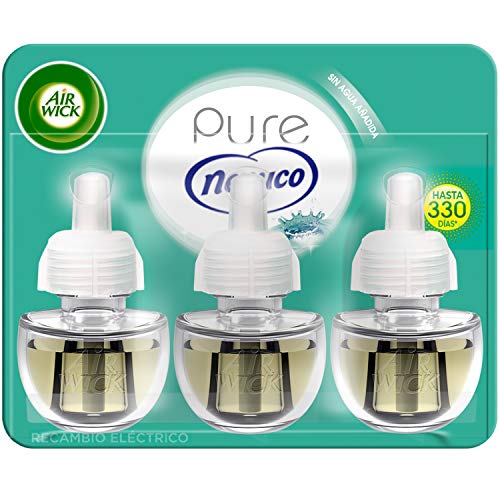 Air Wick Eléctrico Recambios de ambientador automático eléctrico, esencia para casa con aroma a Nenuco - 3 unidades