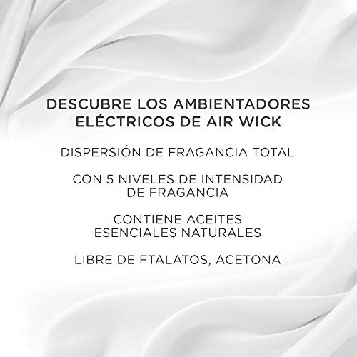 Air Wick Eléctrico Recambios de ambientador automático eléctrico, esencia para casa con aroma a Ropa Limpia Flor - 2 unidades