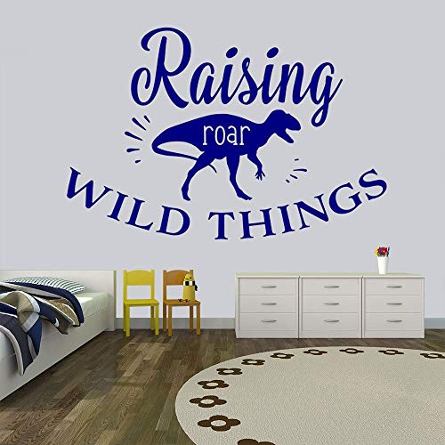 Ajcwhml Niños Vinilo niño decoración Pegatinas de Pared para Habitaciones de niños Dinosaurio decoración guardería niña calcomanía niños Pegatina Arte niños Dormitorio 54x81cm