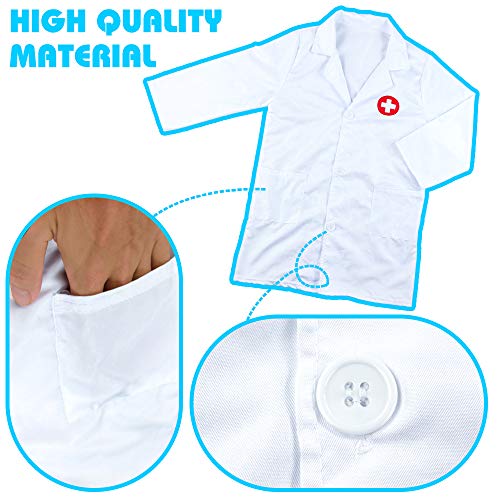 Akokie Halloween Disfraz Juguete de Doctora Enfermera Disfraz Cosplay de Médico Juego de rol Regalos Disfraz Medico Niño