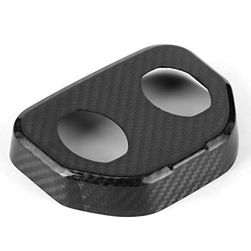 Akozon Marco de capó de dirección de Motocicleta, Cubierta de Marco de capó direccional de Fibra de Carbono Parche Protector Brillante Accesorios de Motocicleta Aptos para X ‑ ADV150 18‑20