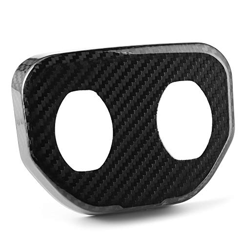 Akozon Marco de capó de dirección de Motocicleta, Cubierta de Marco de capó direccional de Fibra de Carbono Parche Protector Brillante Accesorios de Motocicleta Aptos para X ‑ ADV150 18‑20