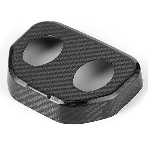 Akozon Marco de capó de dirección de Motocicleta, Cubierta de Marco de capó direccional de Fibra de Carbono Parche Protector Brillante Accesorios de Motocicleta Aptos para X ‑ ADV150 18‑20