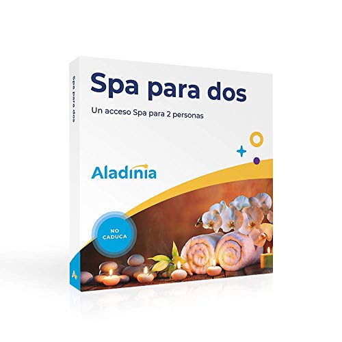 ALADINIA Box Caja Regalo Pack SPA para Dos con Validez Ilimitada | Más de 60 Opciones para Elegir en España