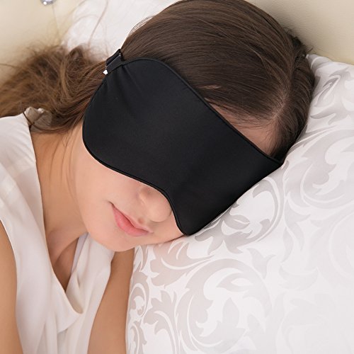 ALASKA BEAR – dormir máscara y venda, extra suave y seda máscara de ojo