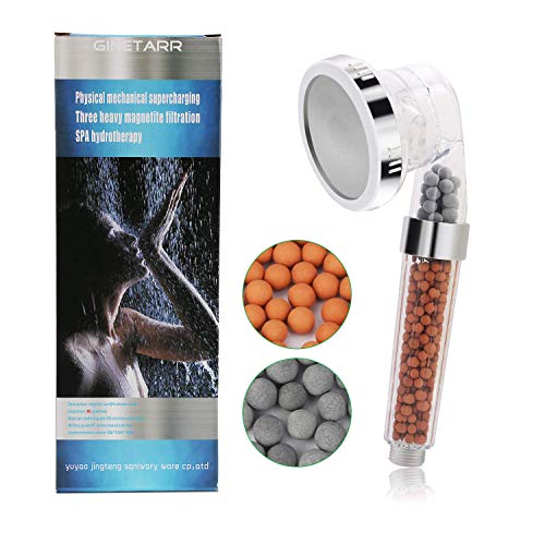 Alcachofa de Ducha, Redmoo ducha de mano ahorro de agua con 3 modos de rociado, ducha con aumento de presión para aumentar la presión del agua, ducha de lluvia con filtro de iones y filtro de cal