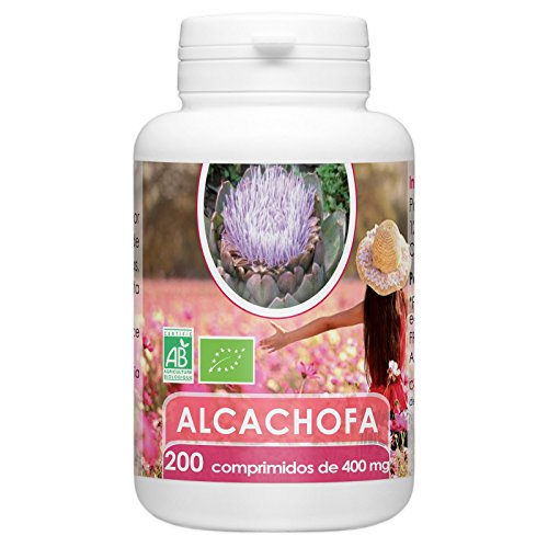 Alcachofa orgánica - 400 miligram - 200 comprimidos