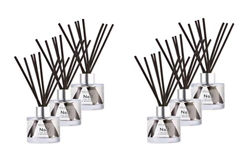 Aldi Nº 1 - Juego de difusores de varillas de albahaca y mandarina (6 unidades, 100 ml)