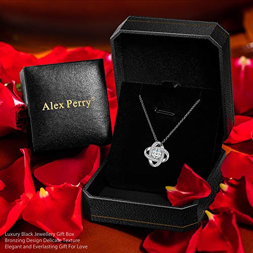 Alex Perry Regalo mujer collares cadena de plata zirconia colgante joyas para mujer regalos san valentin mujer pendientes para boda niñas novia regalo para mujer