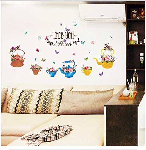 Alféizar de la sala de estar porche TV fondo decoración de la pared pegatinas de pared a prueba de agua 67 * 125 cm