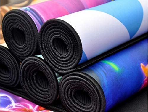 Alfombrilla De Ratón Para Juegos, Personajes De Dibujos Animados Con Varios Peinados, Fondo De Color Sólido, Goma Duradera, Alfombrilla De Ratón Para Juegos De Computadora