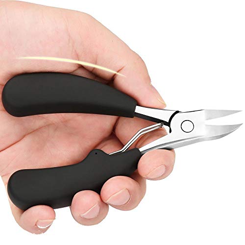 Alicates Cortaúñas, Vaxiuja de Para Uñas Gruesas o Incrustadas Tijeras Profesionales para Cutículas Preferido por los Podólogos (Alicates Cortaúñas 1)