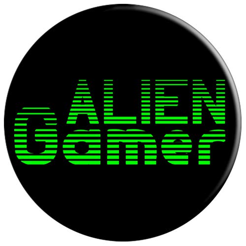 Alien Gamer - Retro Style Video Gamer Gift PopSockets Agarre y Soporte para Teléfonos y Tabletas