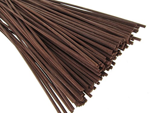 Aliento Me TM de ratán natural Reed difusor repuesto Stick 12 "X 3 mm-brown, madera, marrón, 25