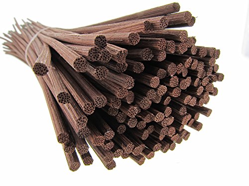 Aliento Me TM de ratán natural Reed difusor repuesto Stick 12 "X 3 mm-brown, madera, marrón, 25