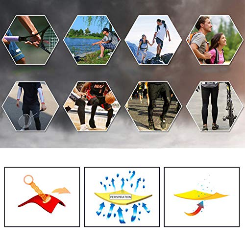 Alimagic Deportes Ropa Ciclismo Perneras Térmicas Calentadores de Las piernas Medias de Invierno,con el patrón de Esqueleto，Conjuntos de piernas de protección Solar de Baloncesto