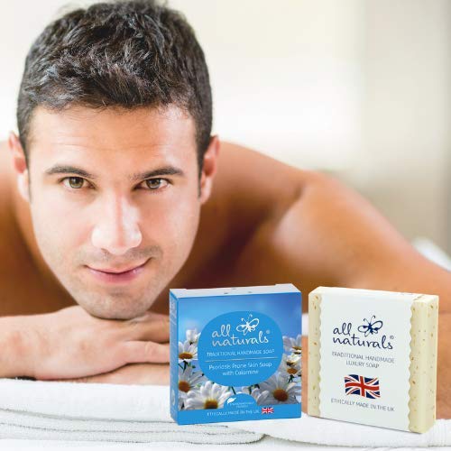 All Naturals Jabón Orgánico para Psoriasis con Calamina Manzanilla, 100g